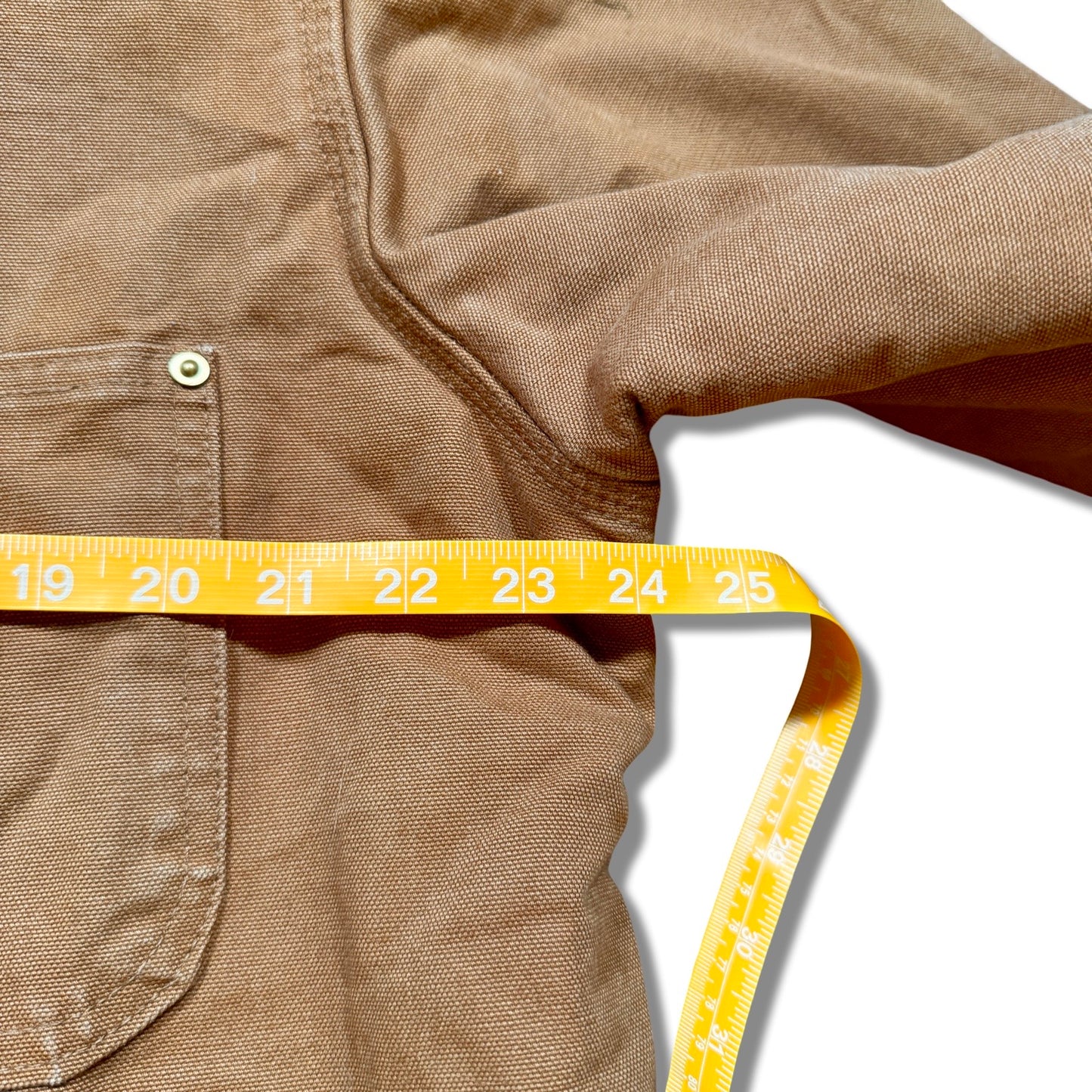 Vintage Carhartt Brown Duck Fleece-Lined Work Jacket