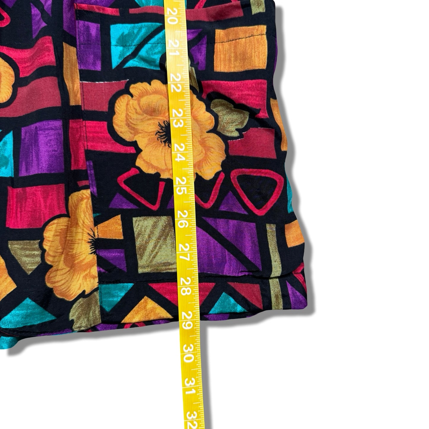 Vintage Lindsay Gee Rayon Stained Glass Blazer
