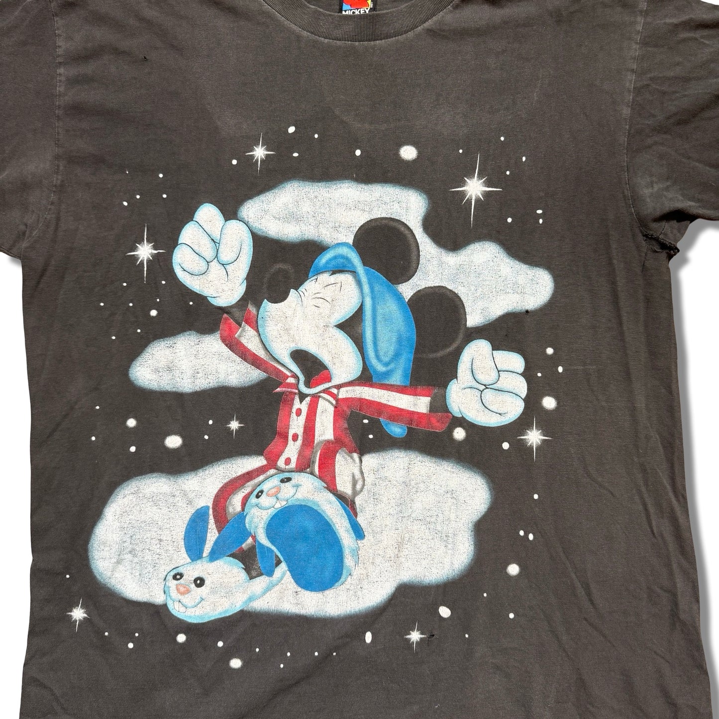 1990s Mickey Mouse Black Sleep Shirt