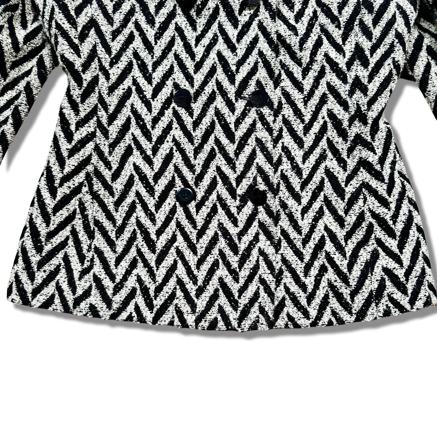 Vintage Earl Rutenberg Black & White Tweed Jacket