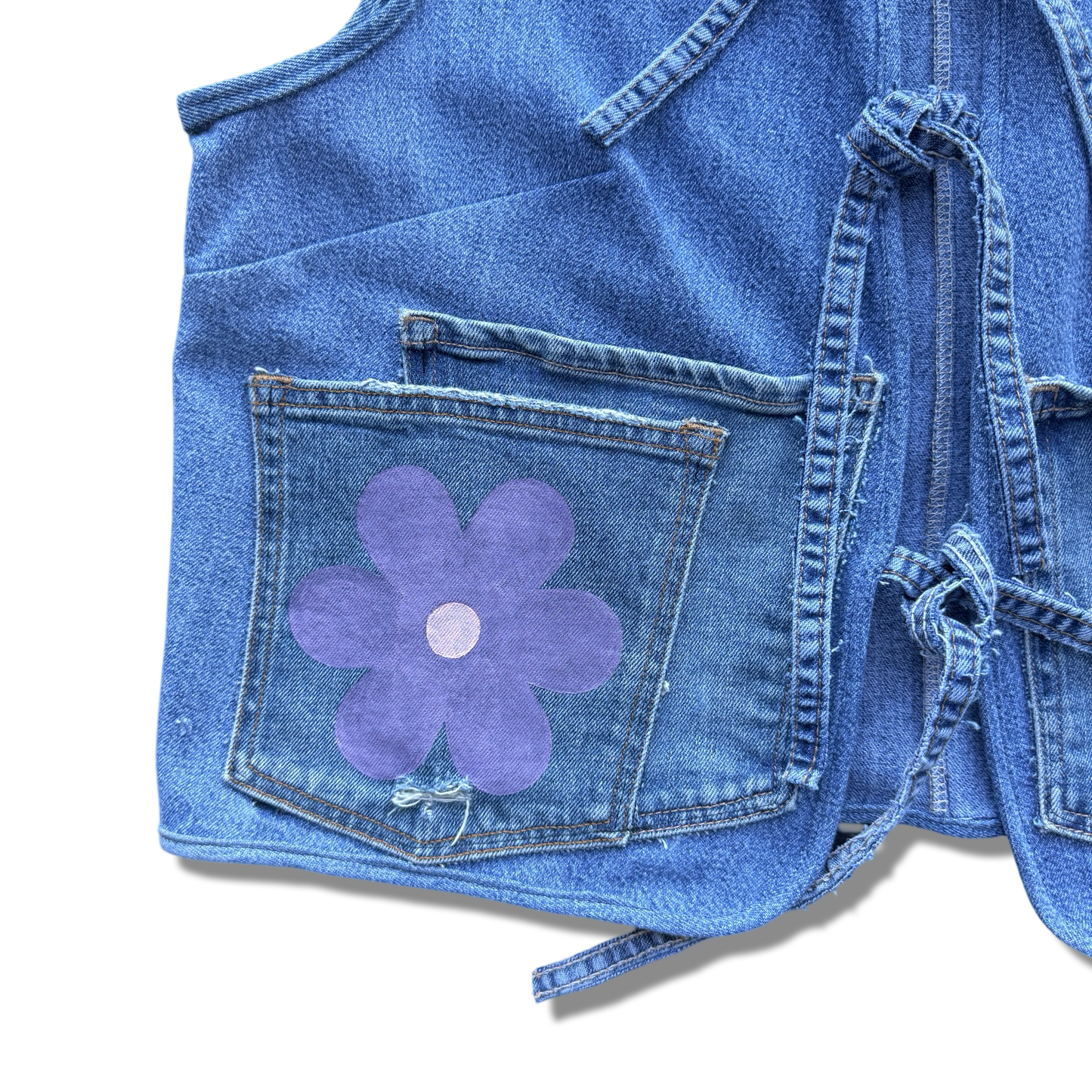 Utility Tie Vest 02 - Flower Power