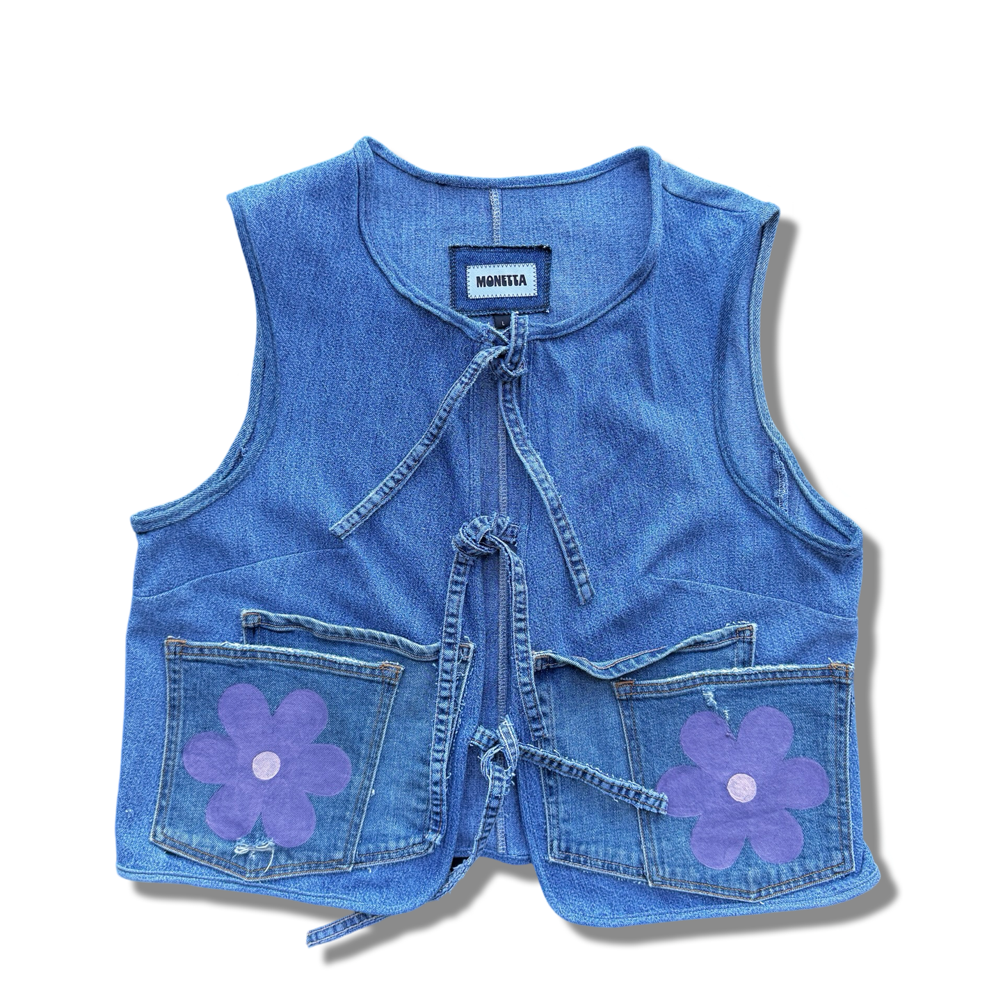 Utility Tie Vest 02 - Flower Power