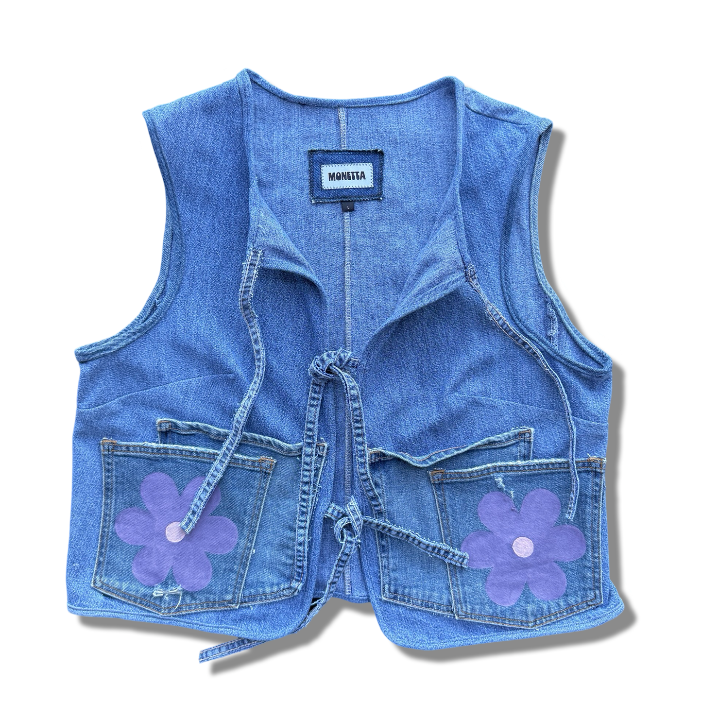 Utility Tie Vest 02 - Flower Power
