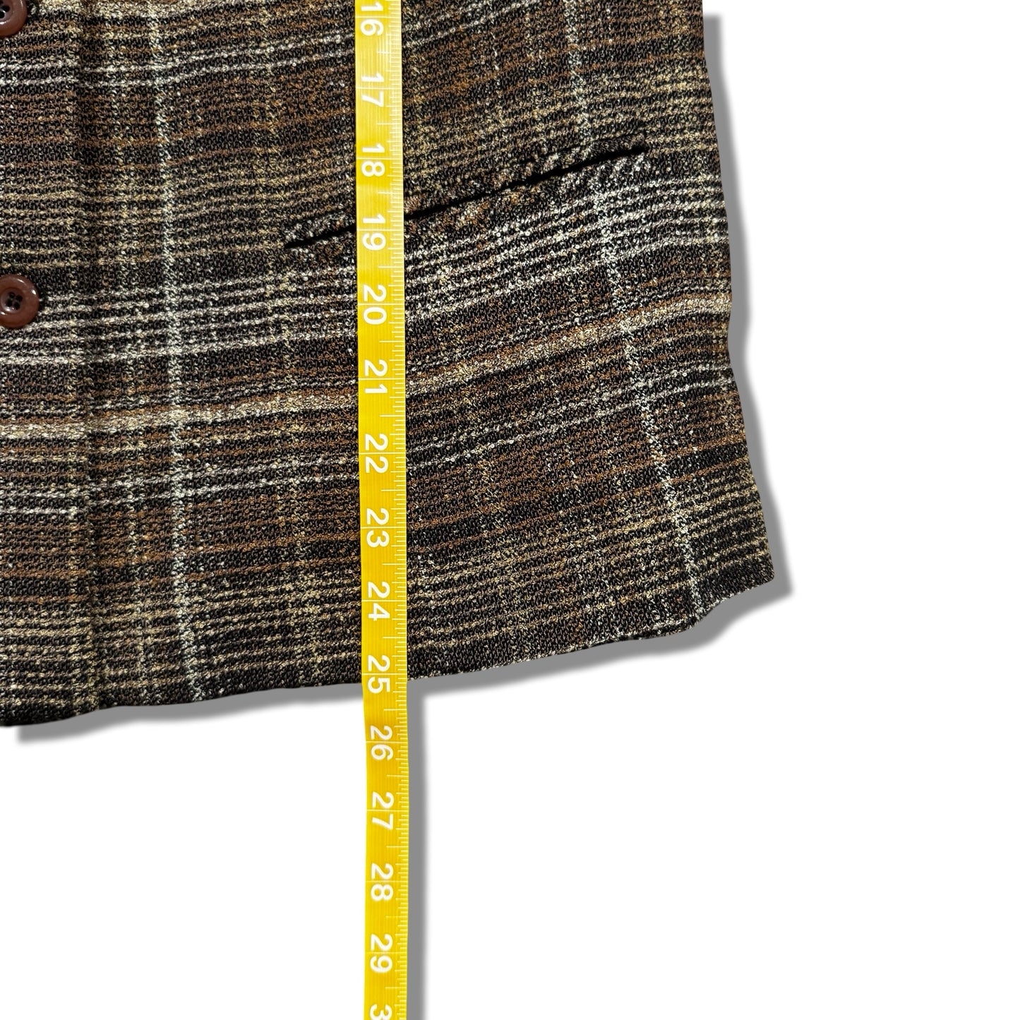 Vintage Sag Harbor Autumn Check Blazer