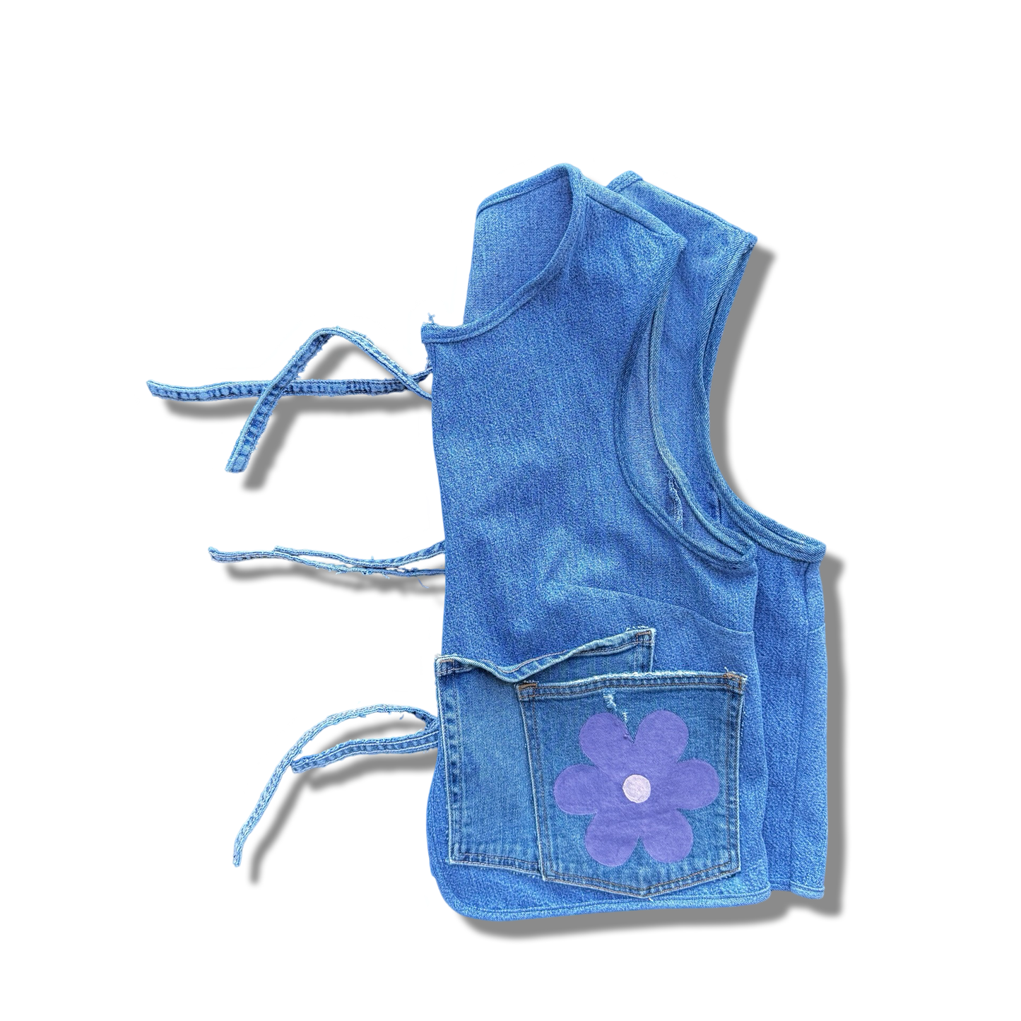 Utility Tie Vest 02 - Flower Power