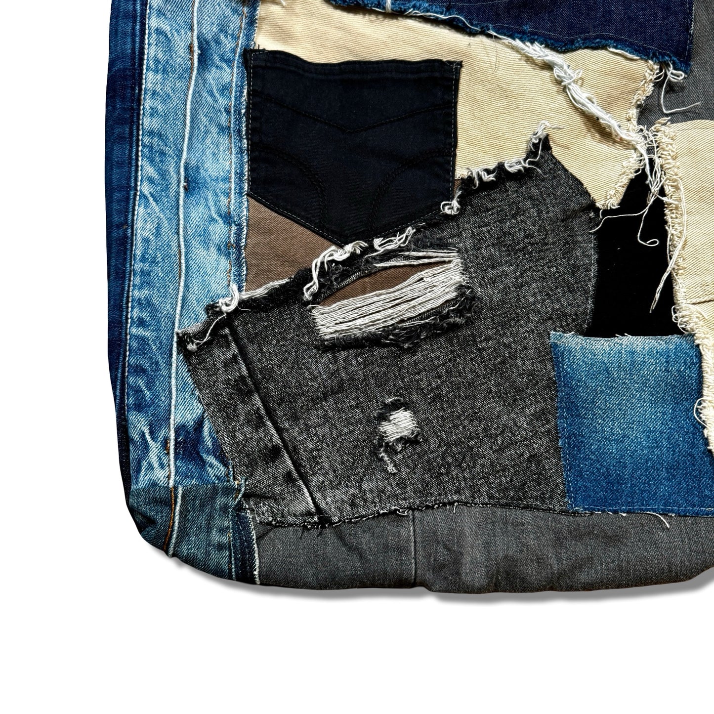 Denim x Khaki Tote Bag