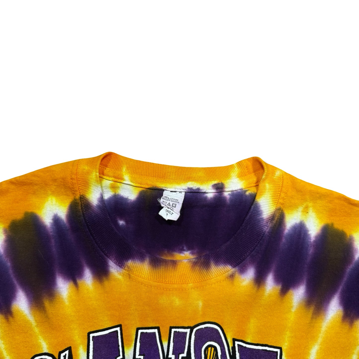 2000s Liquid Blue Los Angeles Lakers Tie-Dye Graphic T-Shirt