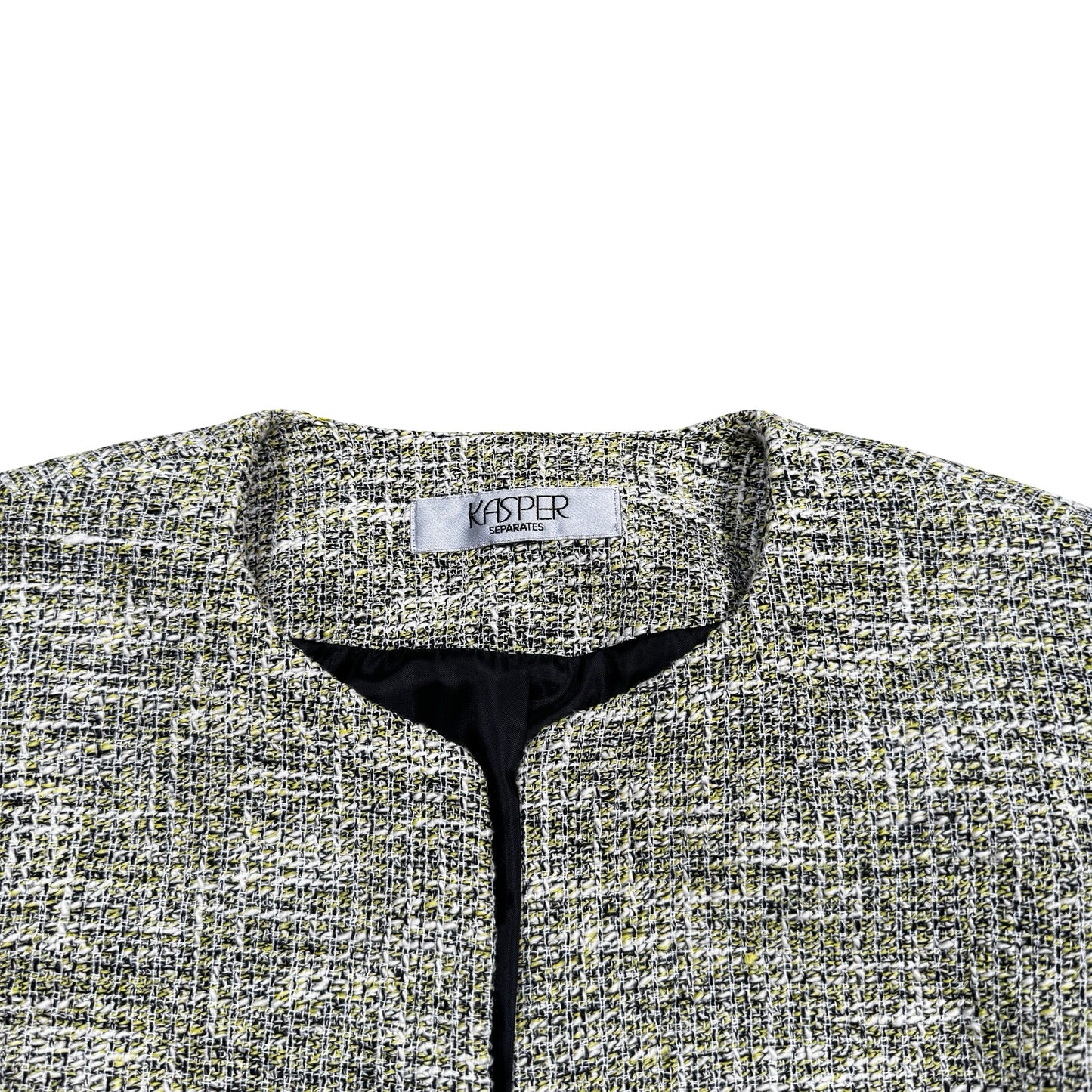 Vintage Kasper Pixel Tweed Jacket