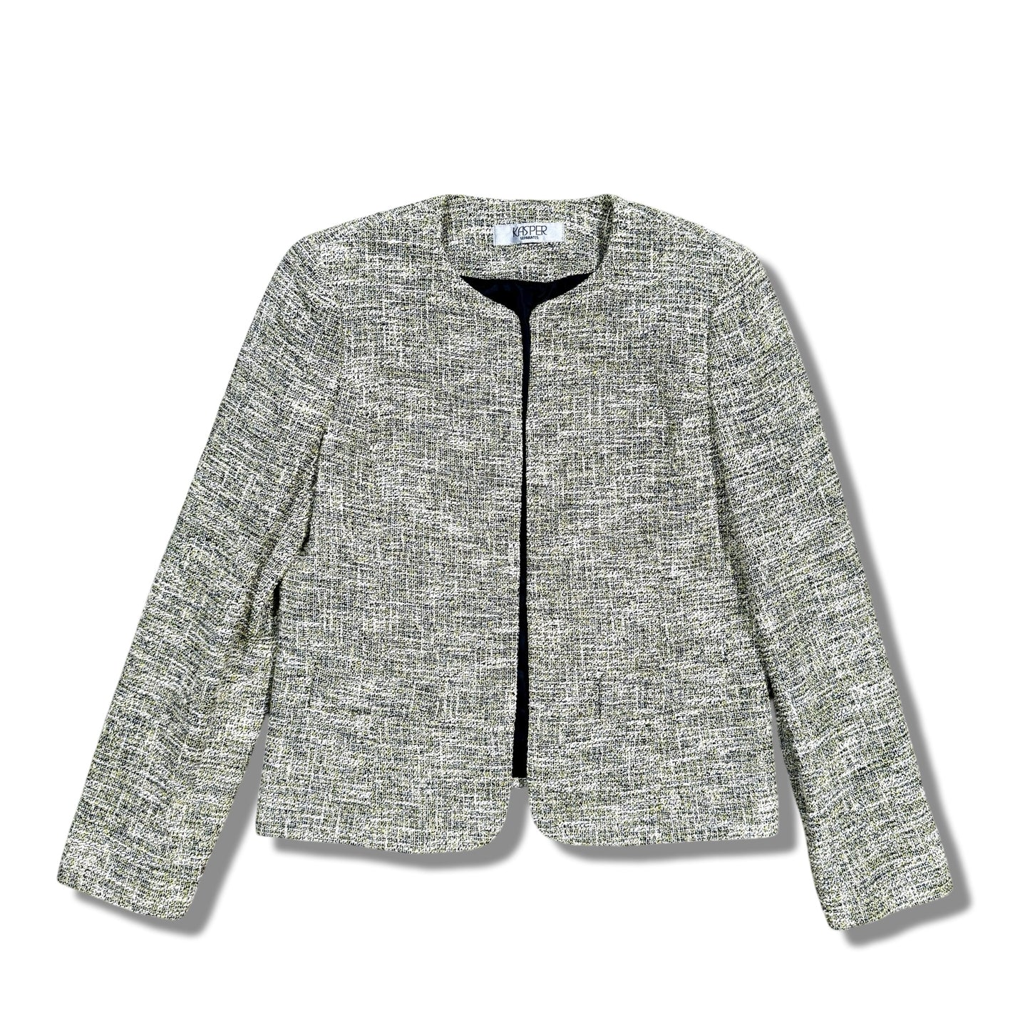 Vintage Kasper Pixel Tweed Jacket