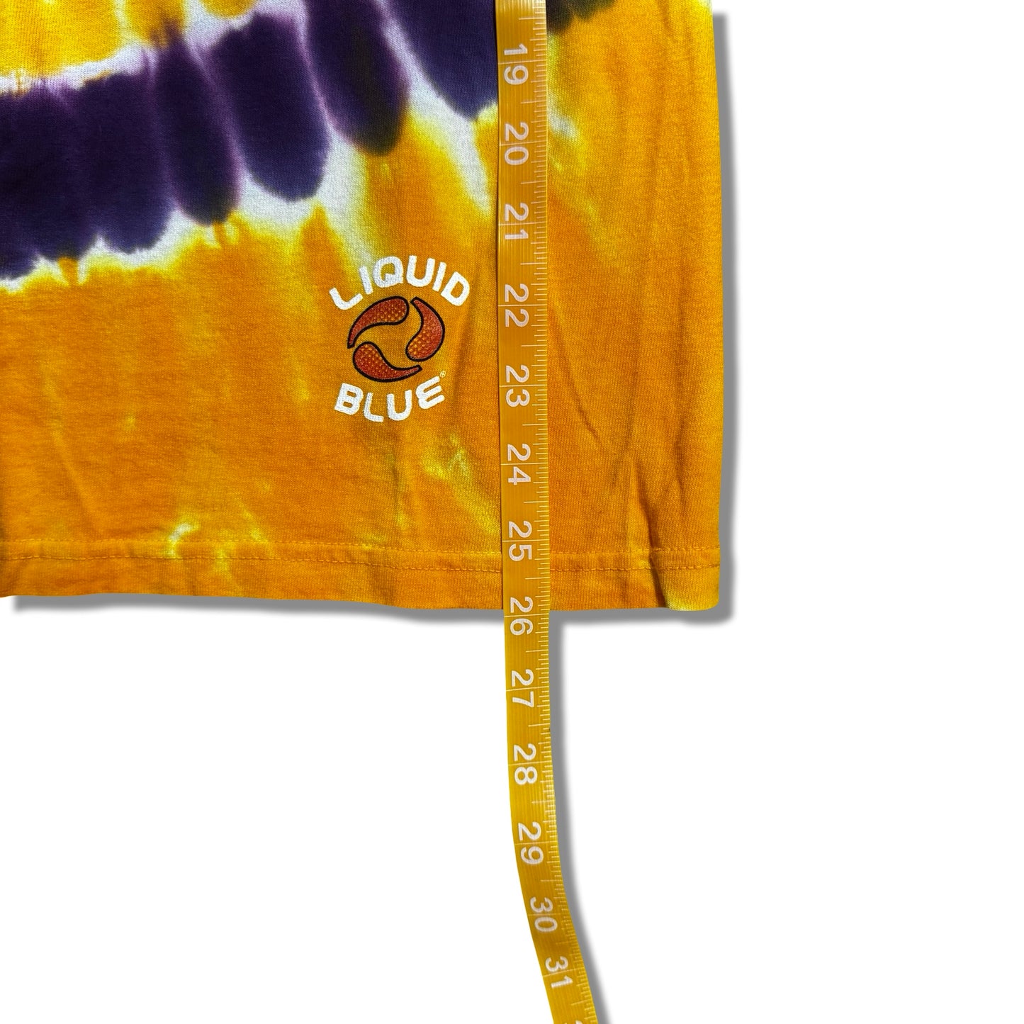 2000s Liquid Blue Los Angeles Lakers Tie-Dye Graphic T-Shirt