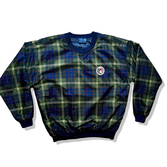 2005 U.S. Open Pinehurst No. 2 Plaid Crewneck Windbreaker