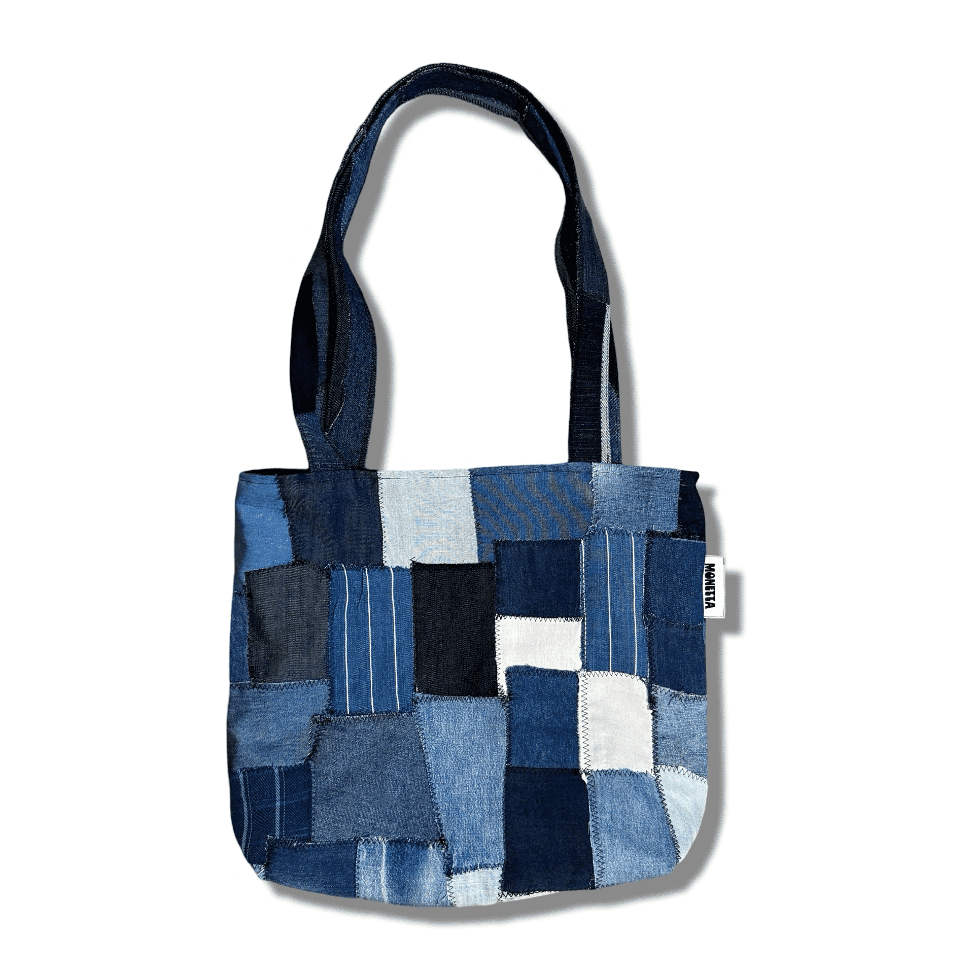 Made-to-Order Denim Scrap Tote Bag