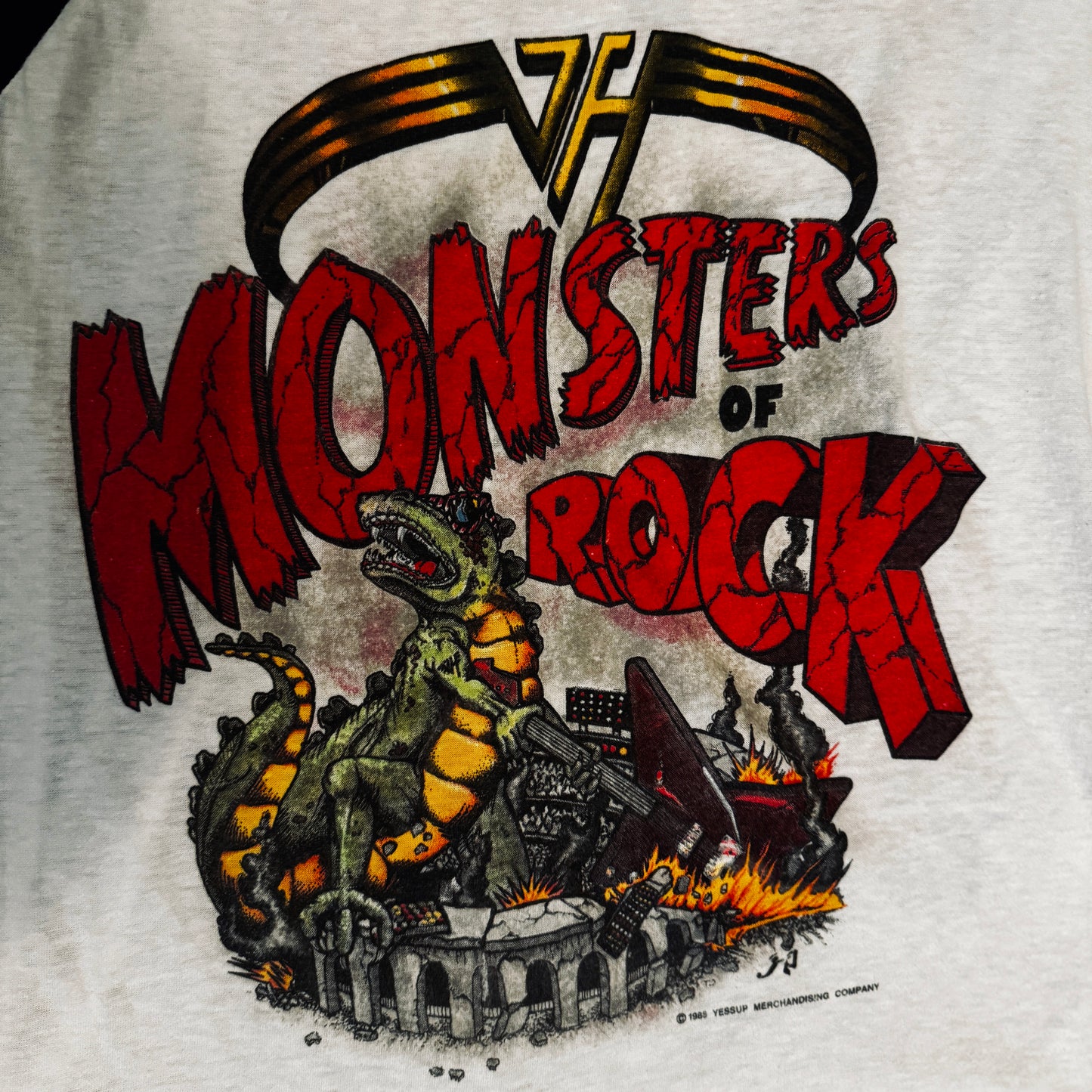 1988 Van Halen Monsters of Rock Tour Shirt