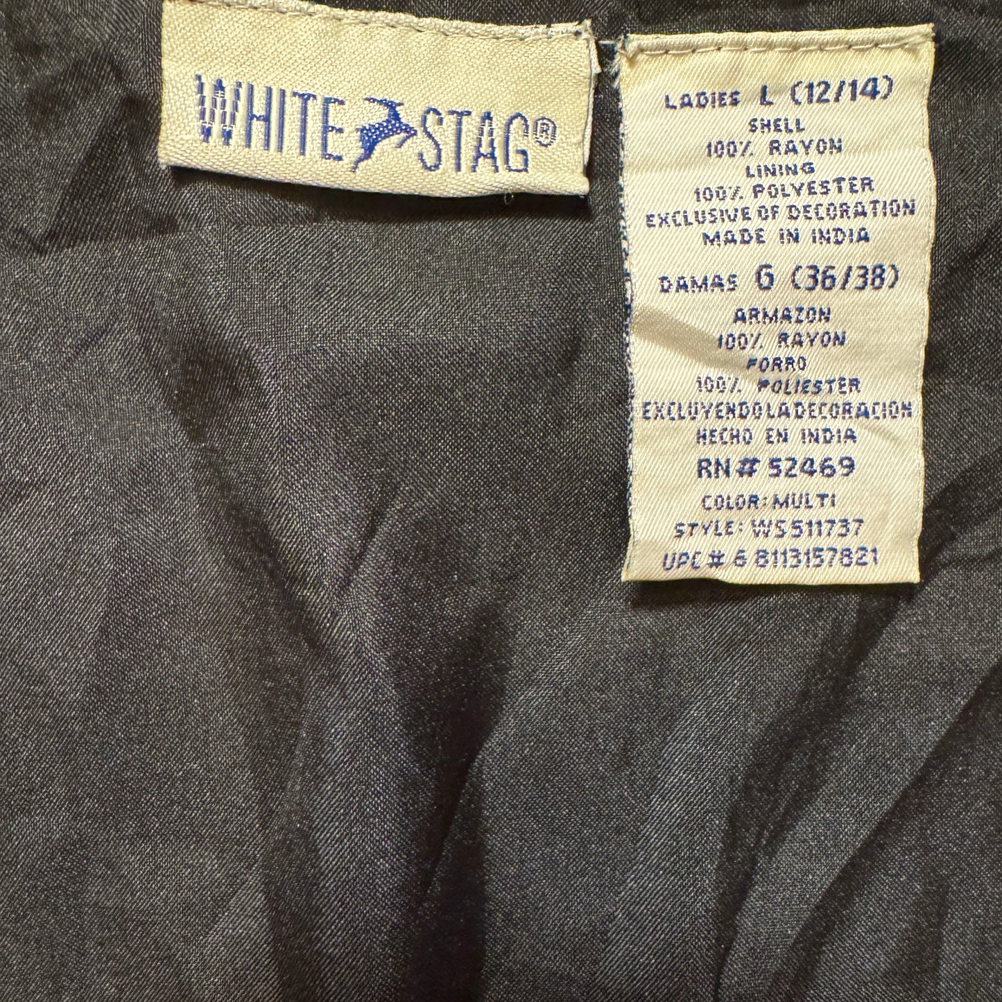 White Stag 90s Hippie Vest