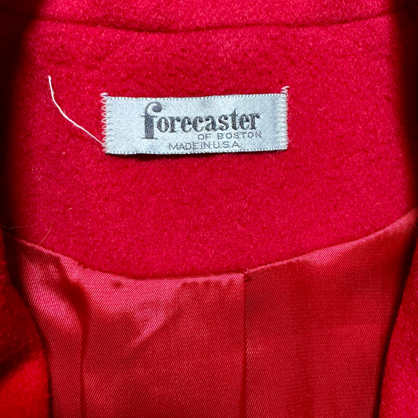 Forecaster Red Trench Coat