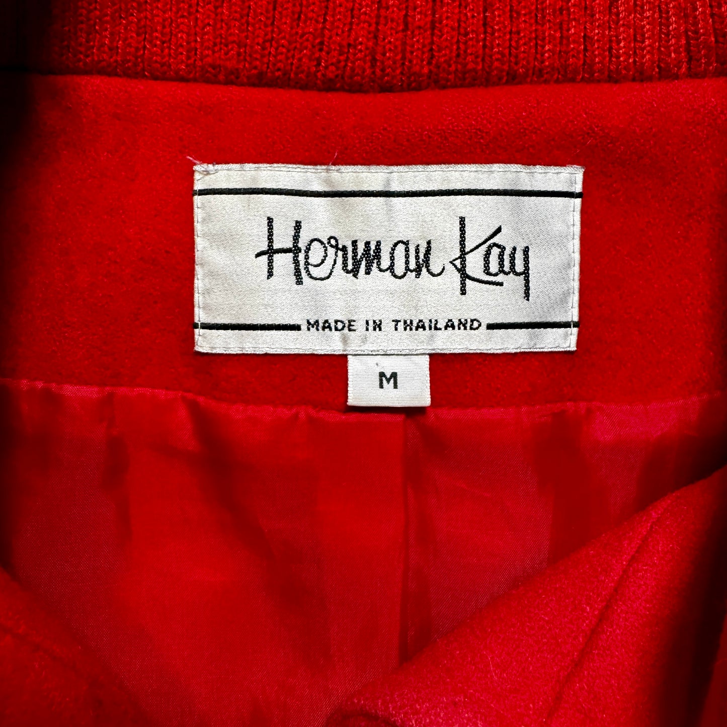 Herman Kay Red Trench Coat