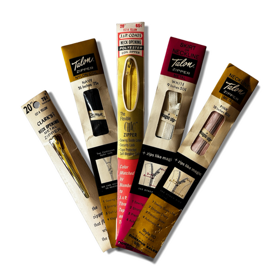 Vintage Zippers - Assorted