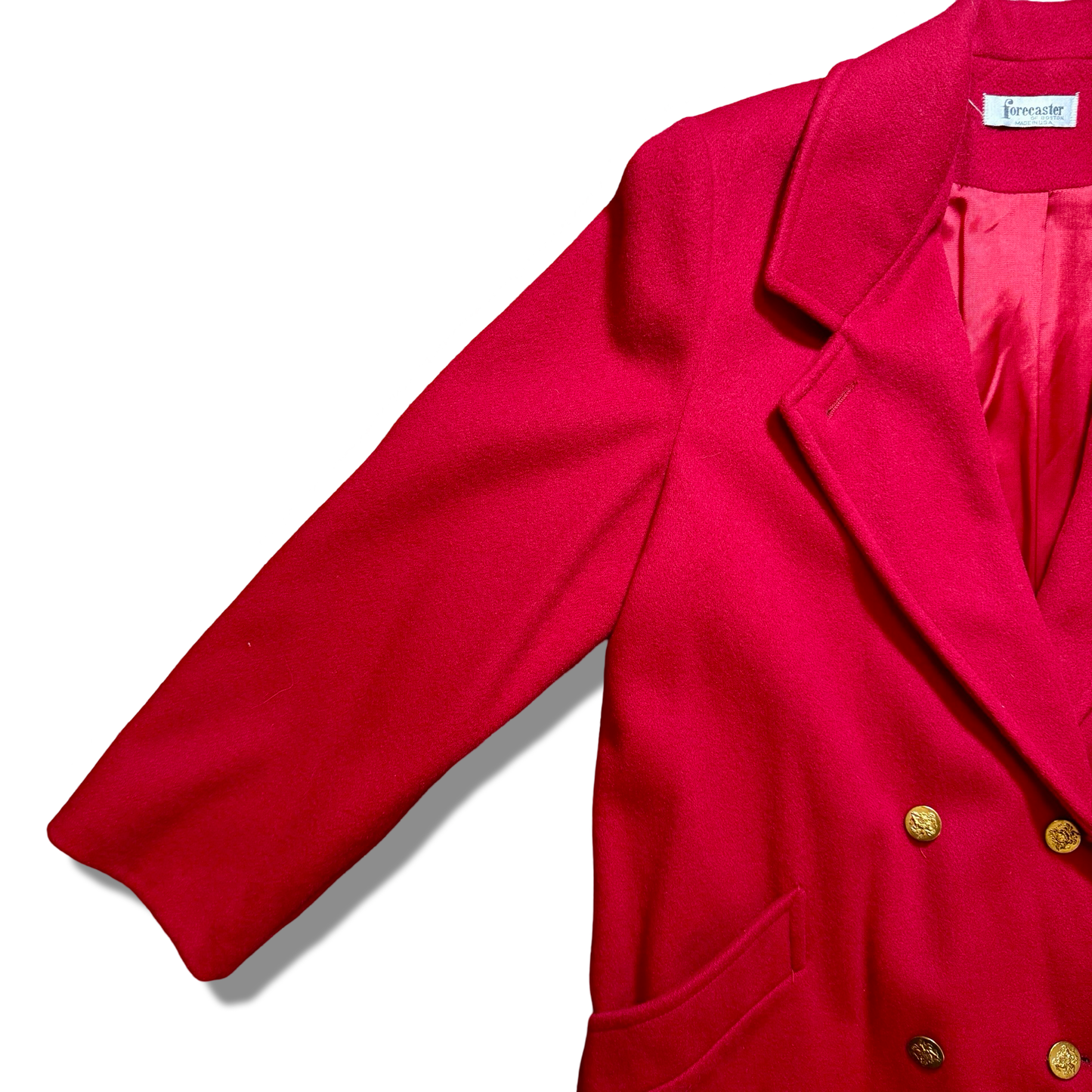 Forecaster Red Trench Coat