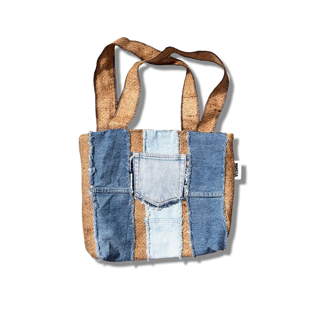 Denim x Khaki Tote