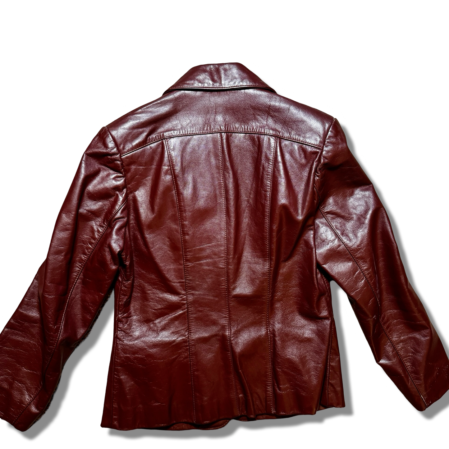 Helene Berman Leather Blazer Jacket