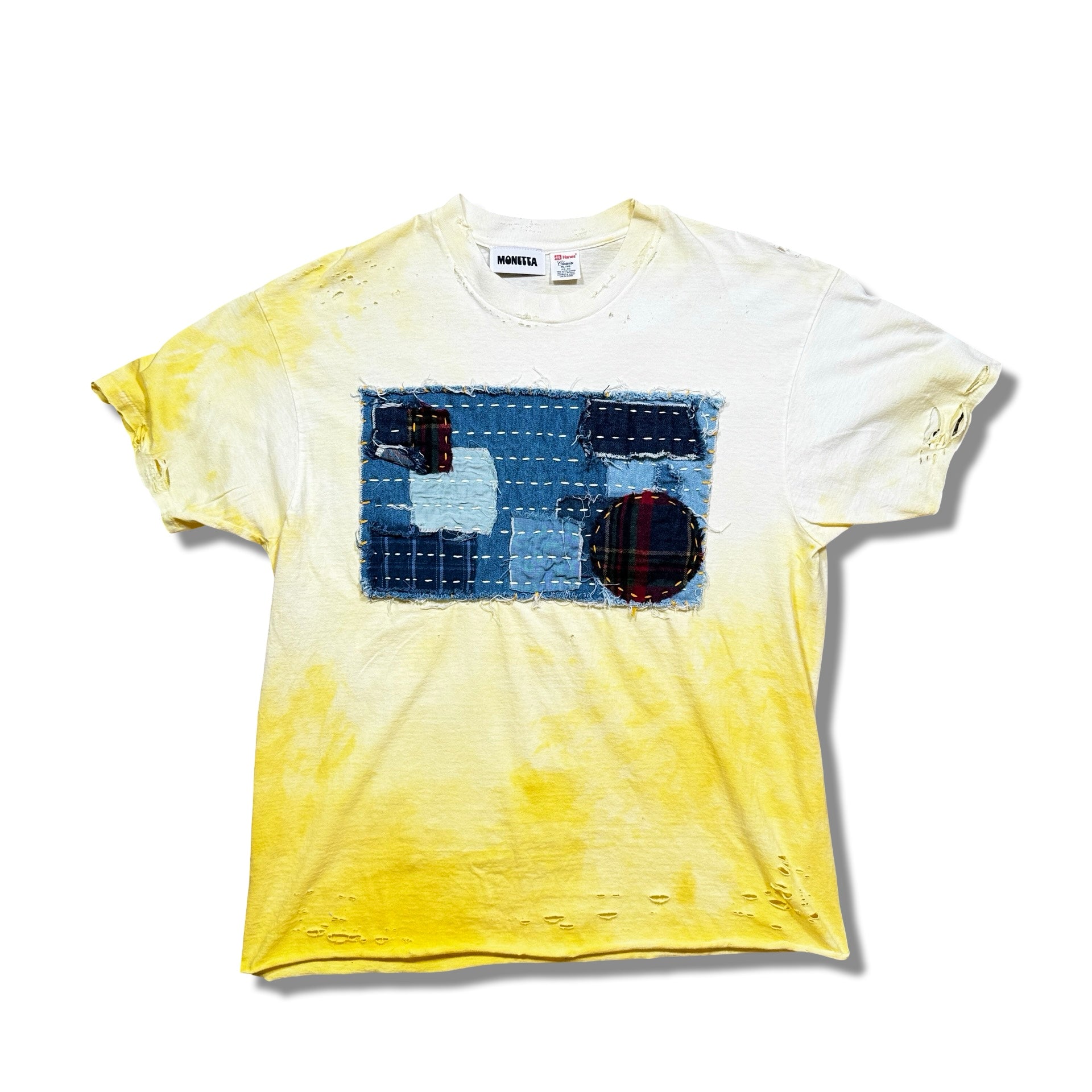 Boro-Inspired Turmeric Tee