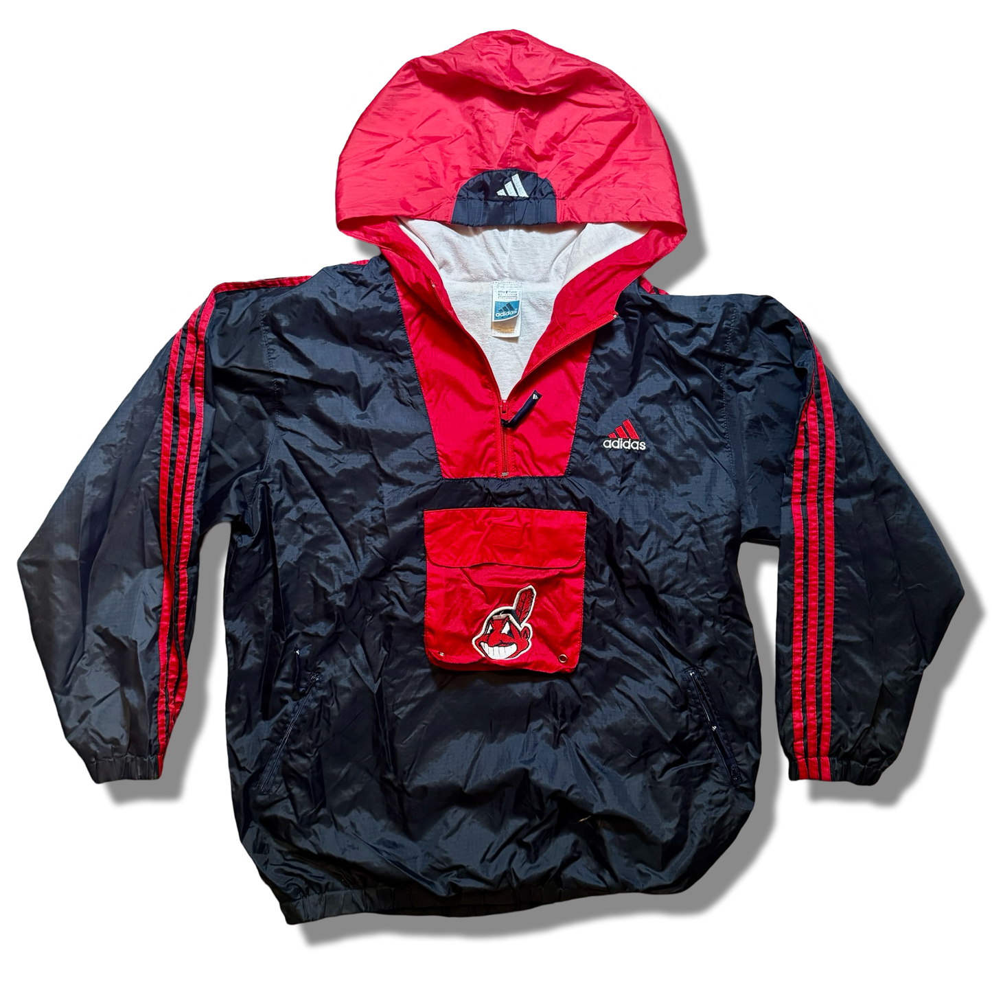 Retro Cleveland Indians Adidas Windbreaker