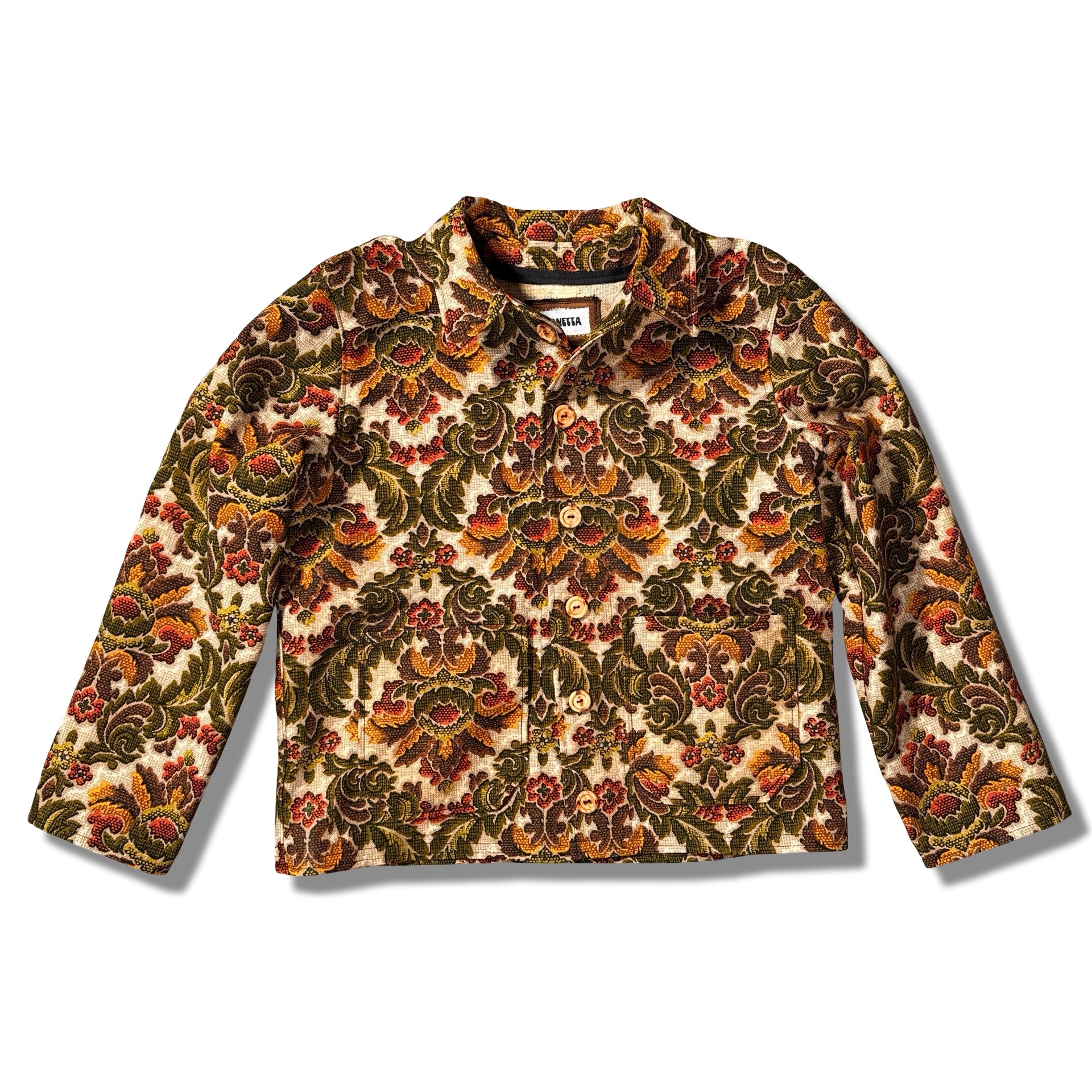 Floral Curtain Shacket 02