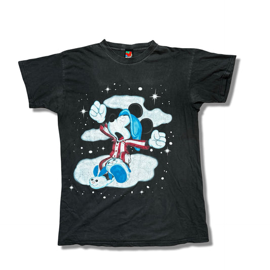 1990s Mickey Mouse Black Sleep Shirt
