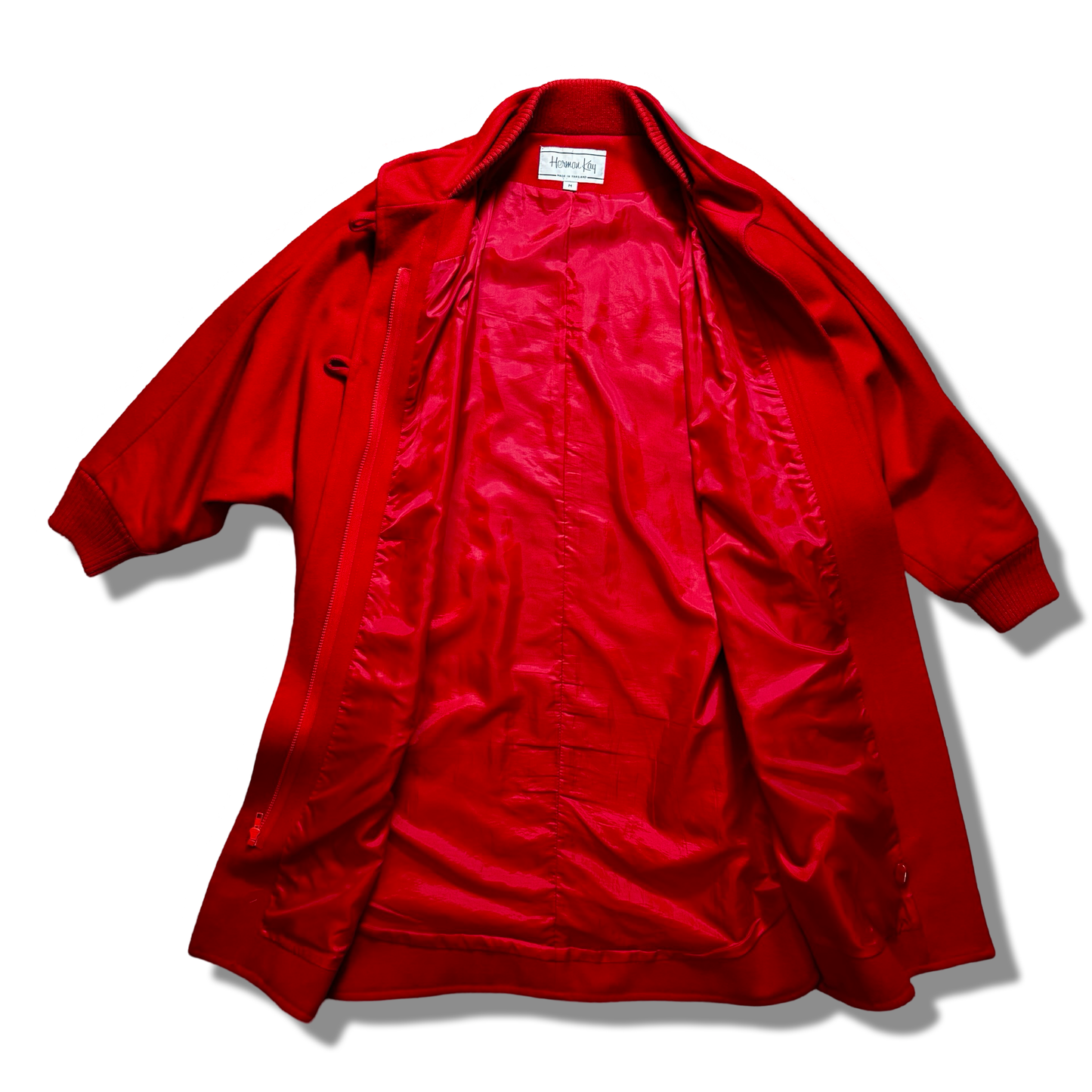 Herman Kay Red Trench Coat