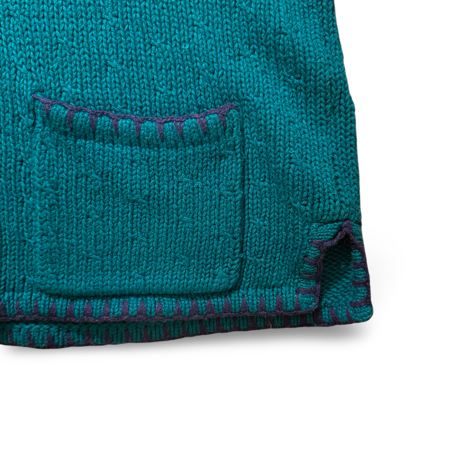 Northern Isles Teal Knit Vest