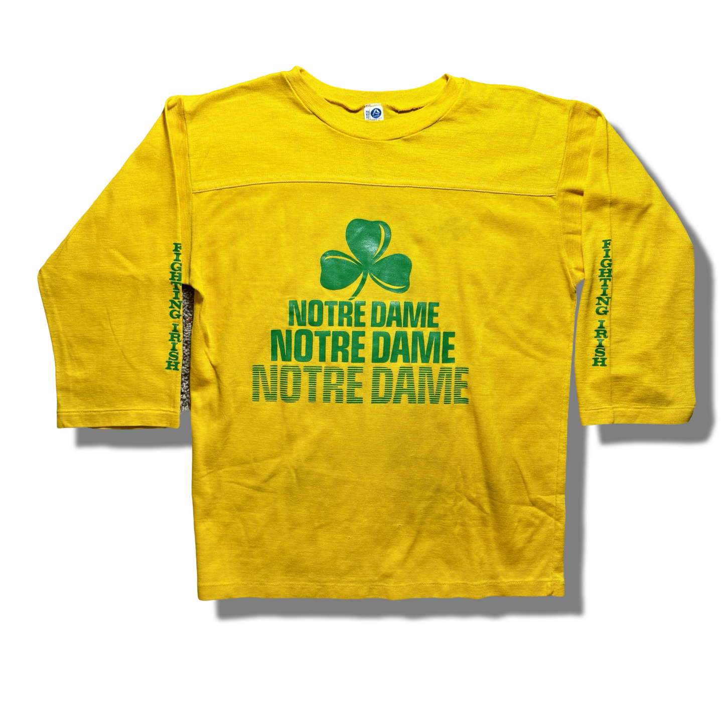 Three Quarter Sleeve Notre Dame Shirt