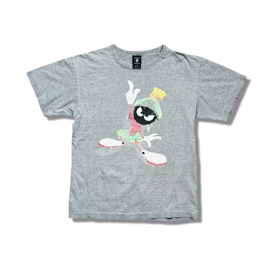 1990s Marvin the Martian Faded Gray Graphic T-Shirt