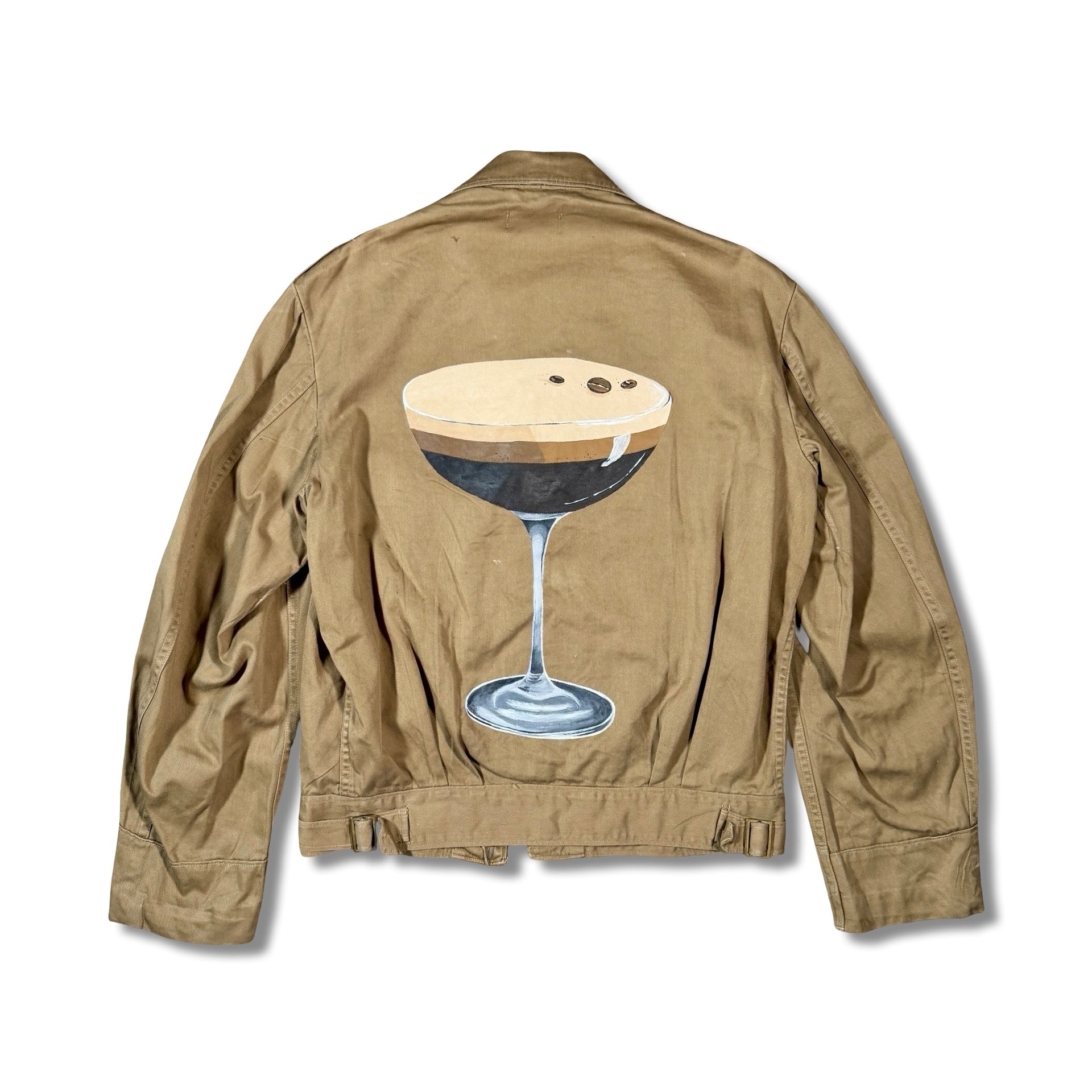 Handpainted Espresso Martini Jacket