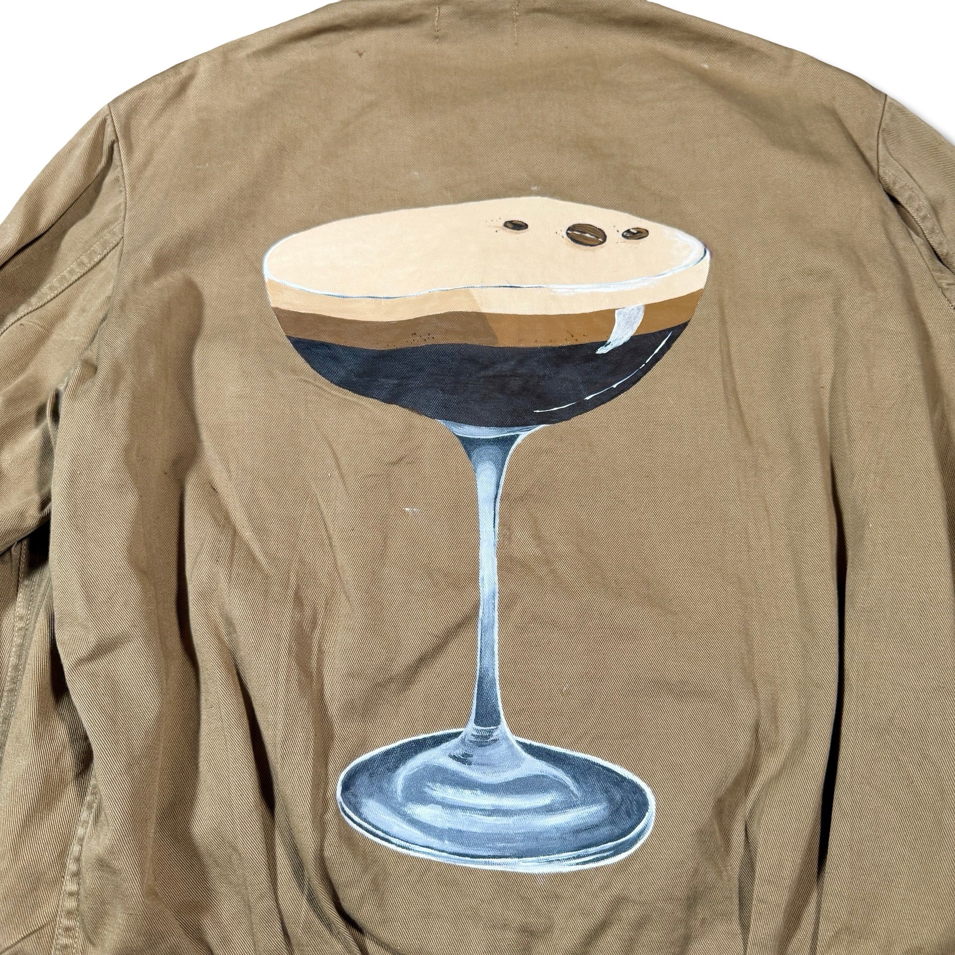 Handpainted Espresso Martini Jacket