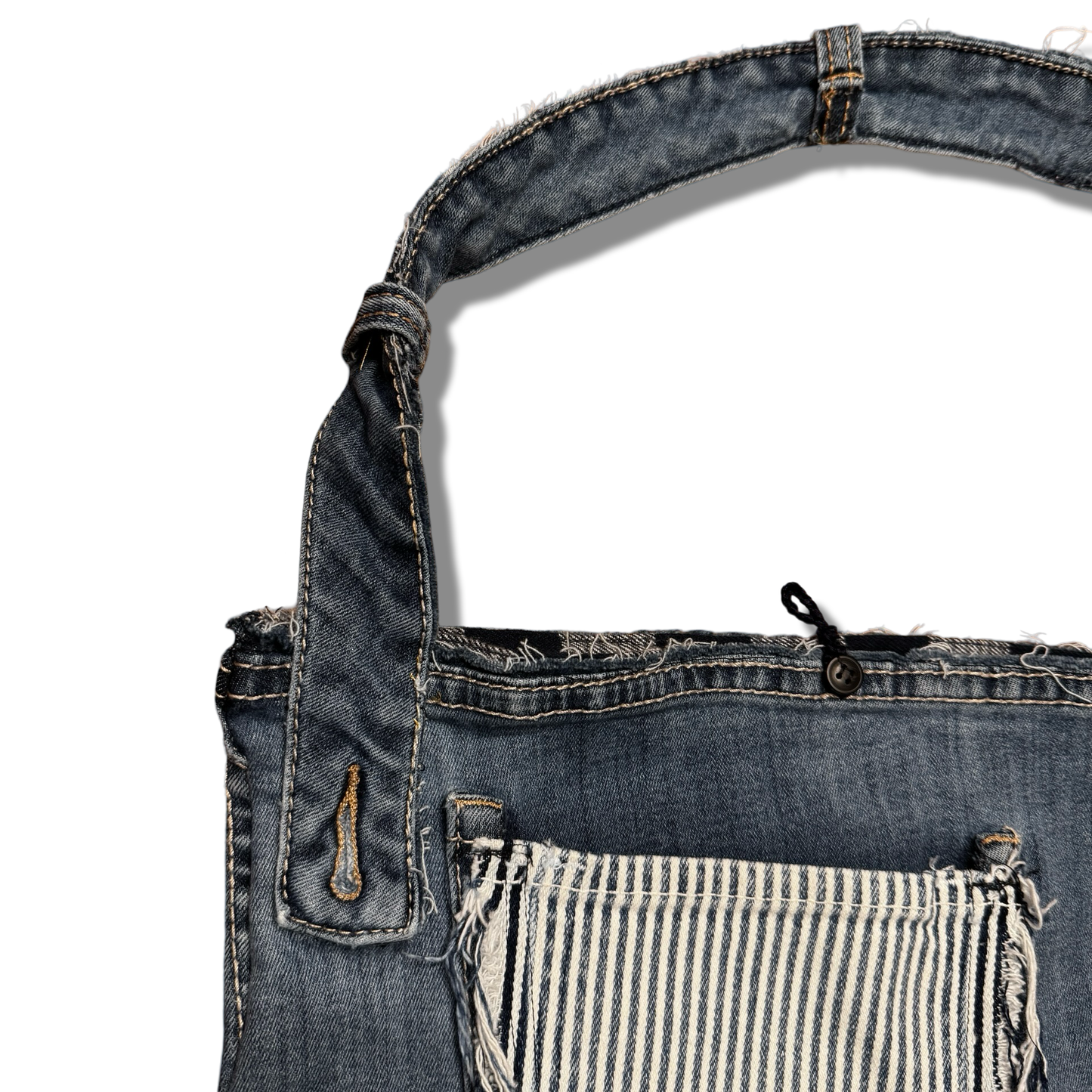 Patchwork Denim Cross Body Bag