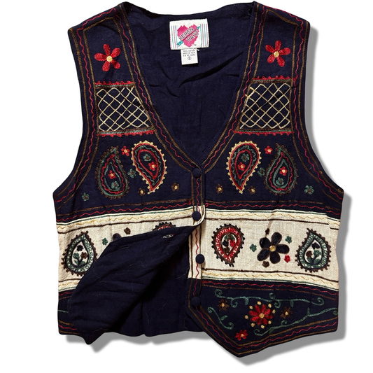 Keren Hart 90s Hippie Vest