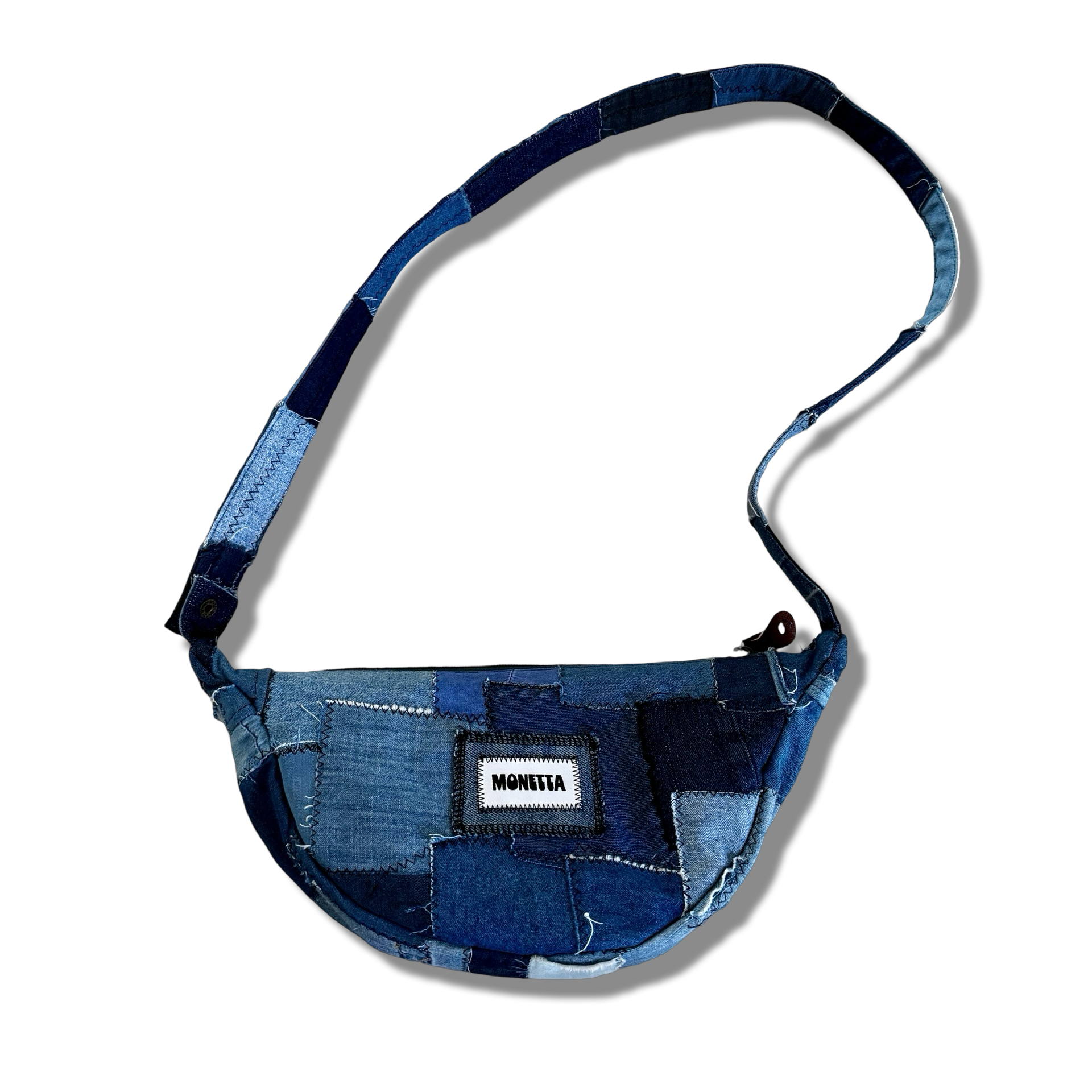 Made-to-Order Denim Crossbody Bag