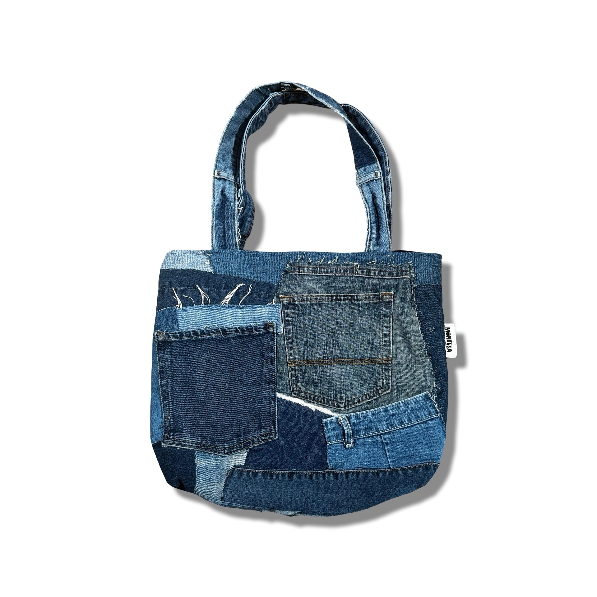 Made-to-Order Denim Scrap Tote Bag