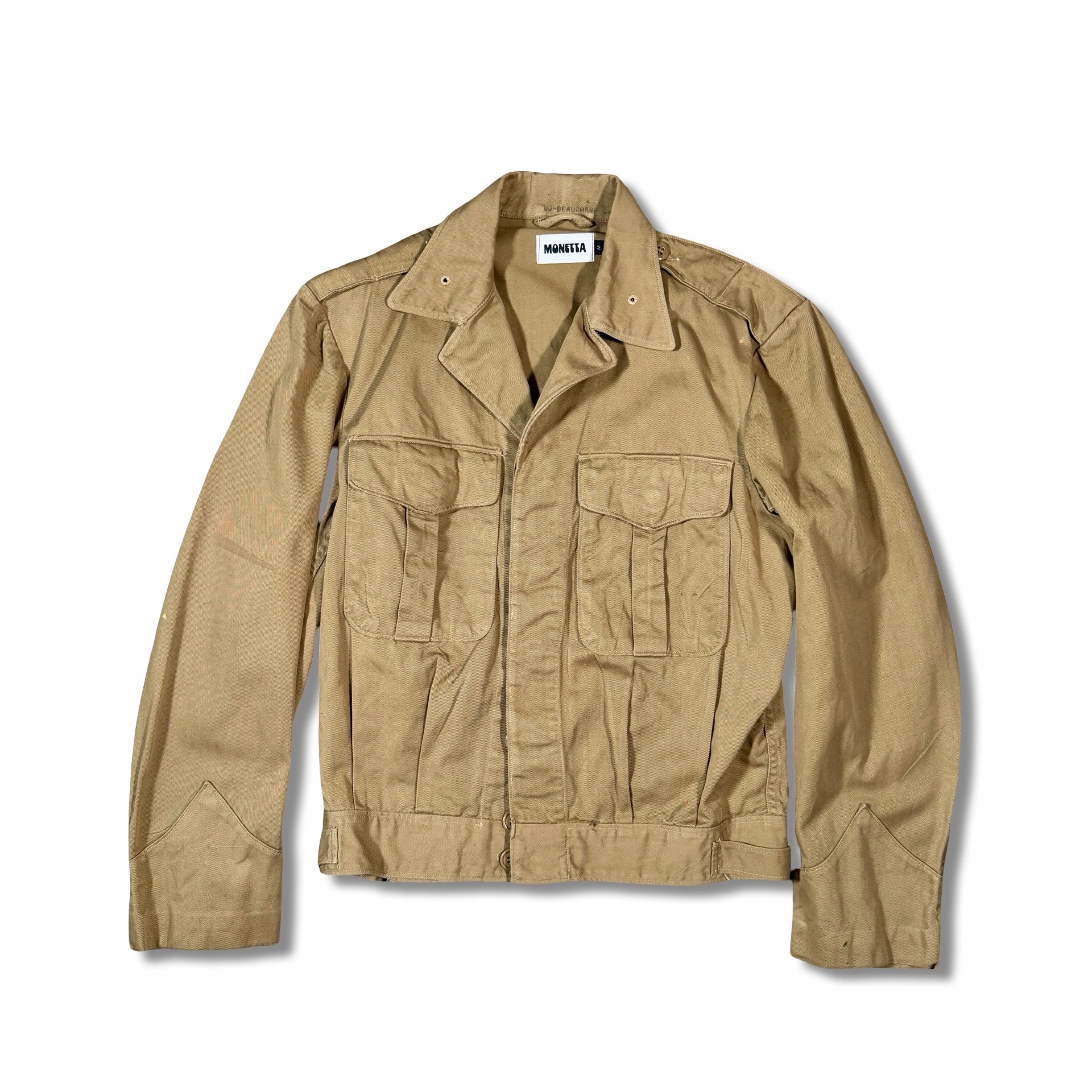 Handpainted Coffee Scene Jacket