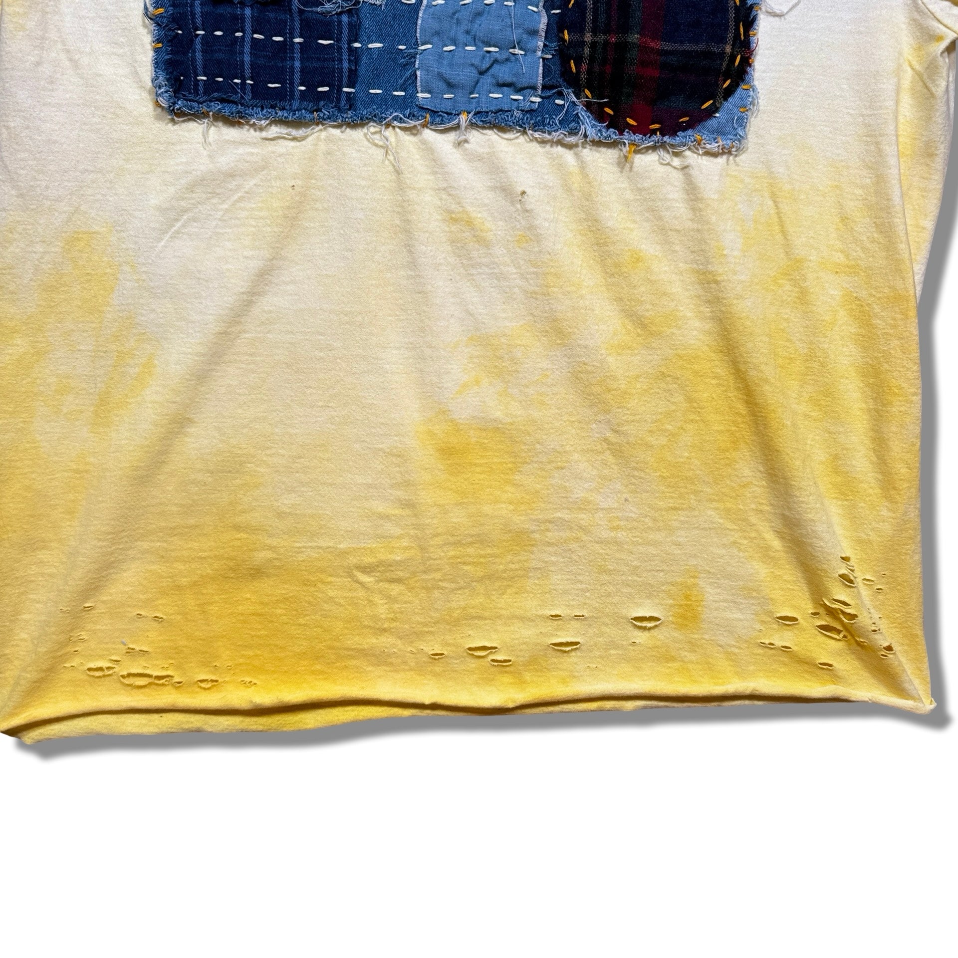 Boro-Inspired Turmeric Tee