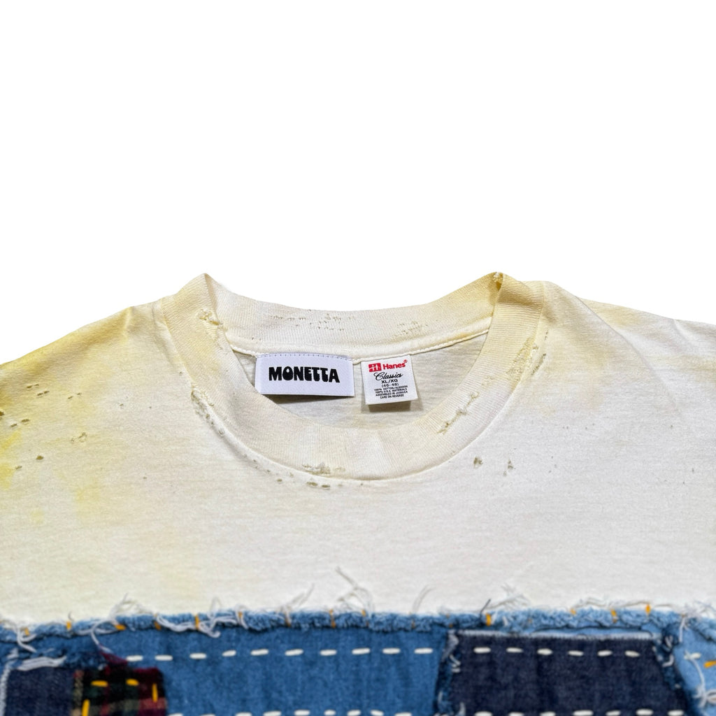 Boro-Inspired Turmeric Tee