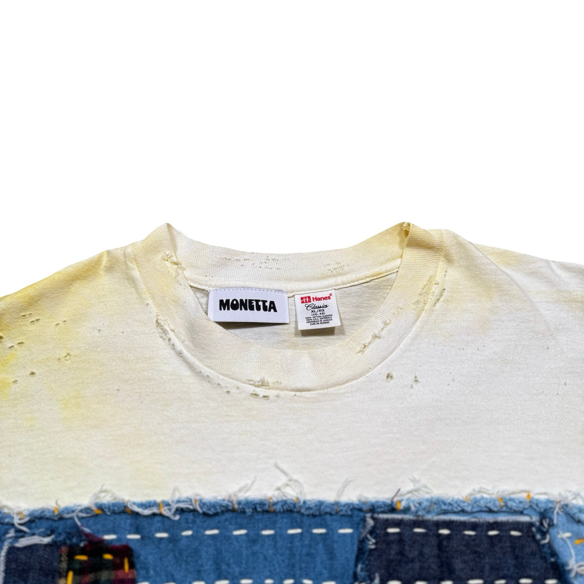 Boro-Inspired Turmeric Tee